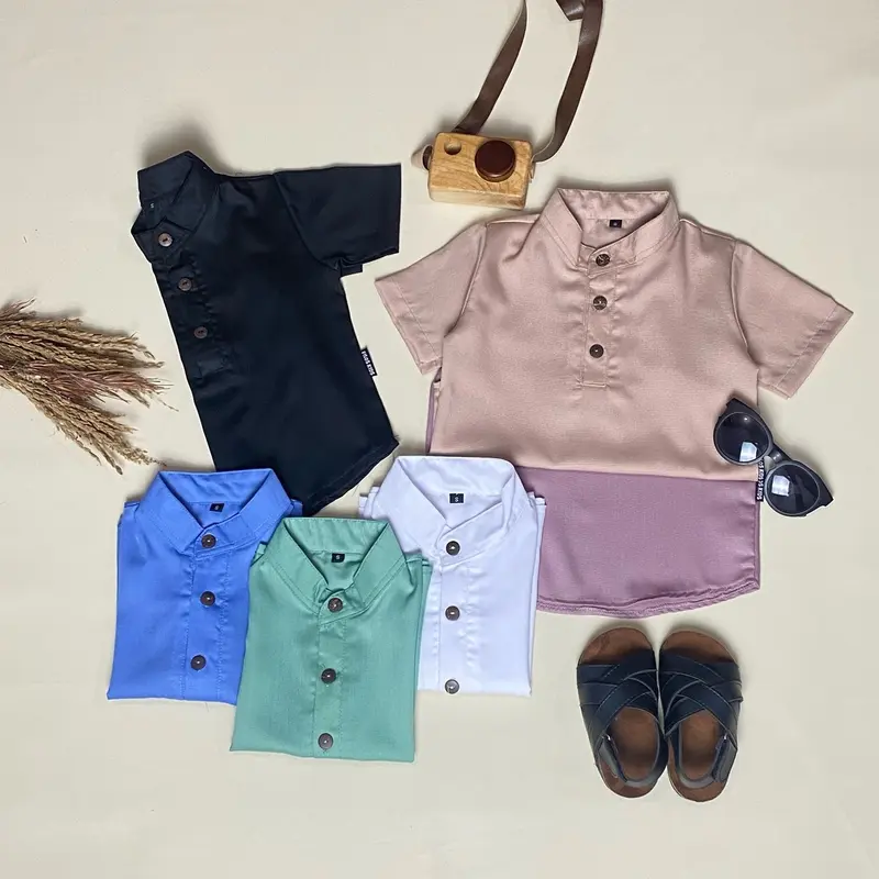 Kemeja Koko Kemko Anak Laki-Laki by Filos Kids Katun Casual Muslim 3