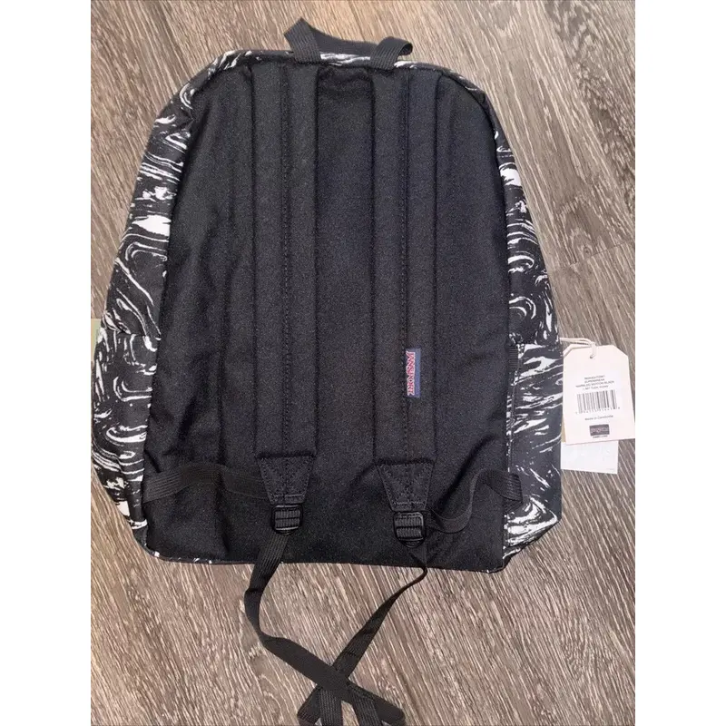 Tas JanSport Marbled Motion Black Premium Fulltag Wanita Pria Fashion / Tas Sekolah Anak 3