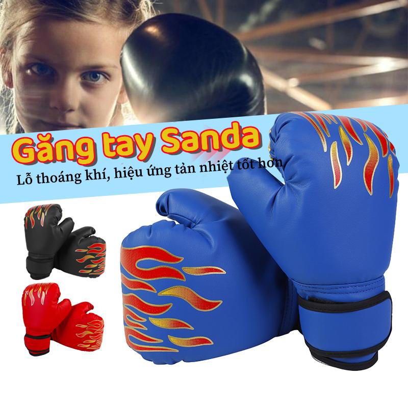 Găng tay đấm bốc trẻ em,găng tay tập boxing võ thuật,cặp găng tay đấm bao cát,muay thái làm bằng da PU tiện dụng găngtaythủmôn grip3 Bao Tay Chống Trơn