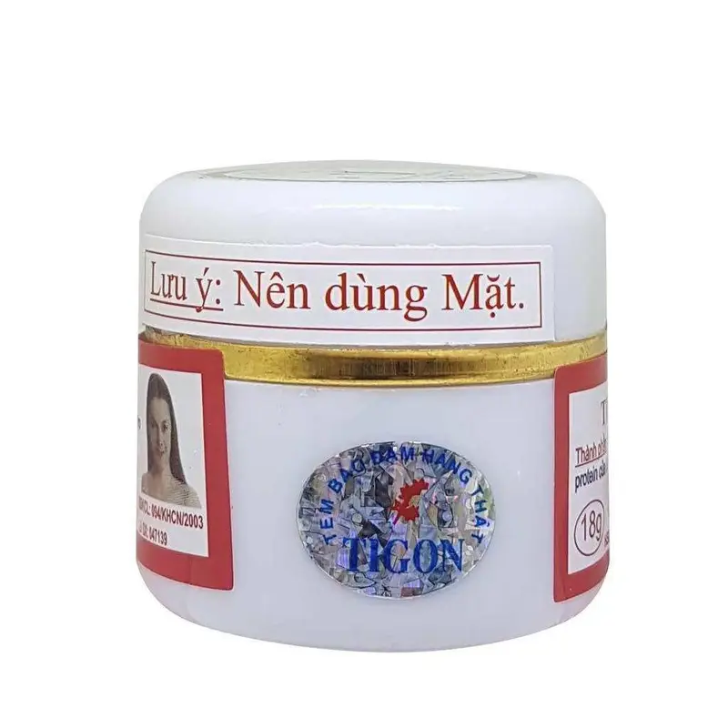 [chuẩn Cty 100%] kem dưỡng trắng da,chống lão hóa da mặt TIGON VIP 18G 0