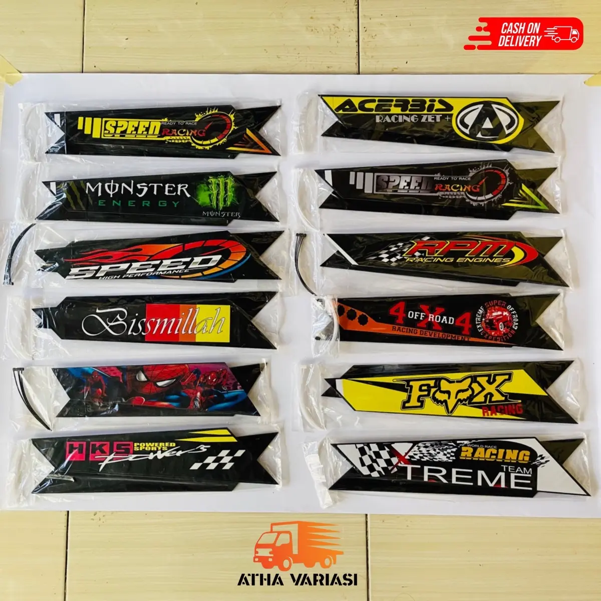 Variasi Wiper Wing Truck dan Pick up Komplit / Wiper Wing 1set