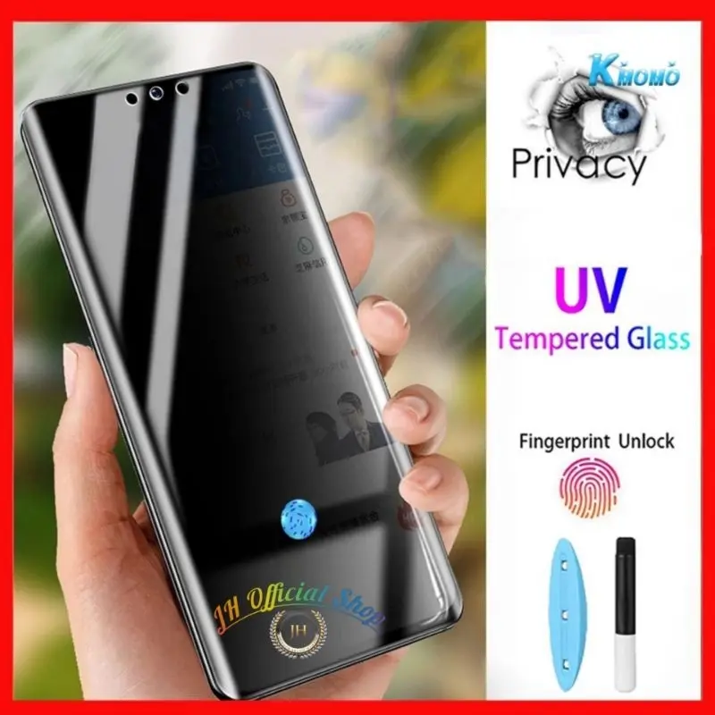 anti gores kaca SPY lengkung inFinix Note 40s 40 Pro 4G 5G tempered glass curved uv anti intip privacy 1