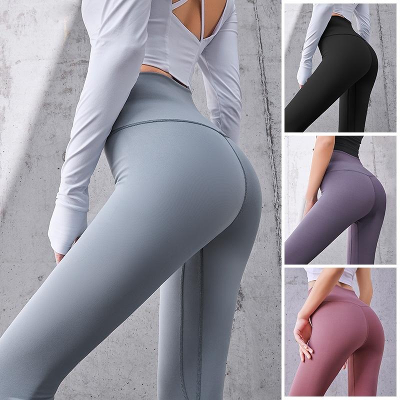 Đồ tập gym yoga aerobic chạy bộ nữ quần legging DÀI cạp cao nâng mông thấm hút mồ hôi co dãn 4 chiều Quần Tập Gym