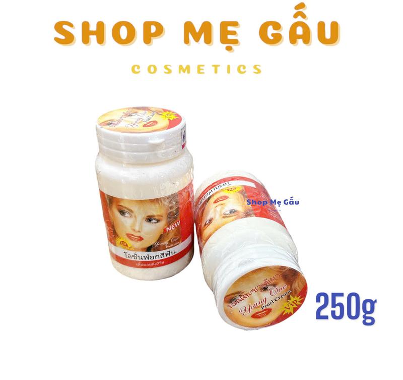 Kem Cô gái tóc xù trắng da hộp 250gram(tẩy xù 250g)
