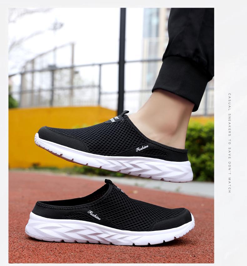 Product Introduction of Sneakers Casual Shoes for Men Breathable Summer Lightweight Comfortable Black Slip-On Driving Walking Shoes Tenis Masculino Boy Runner 53