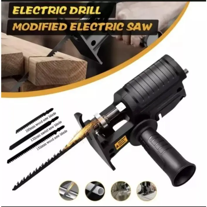 TERJUAL Mesin Gergaji Jig Saw adaptor dengan mesin bor handle tangan adapter - Adaptor Gergaji TERLARIS TBK