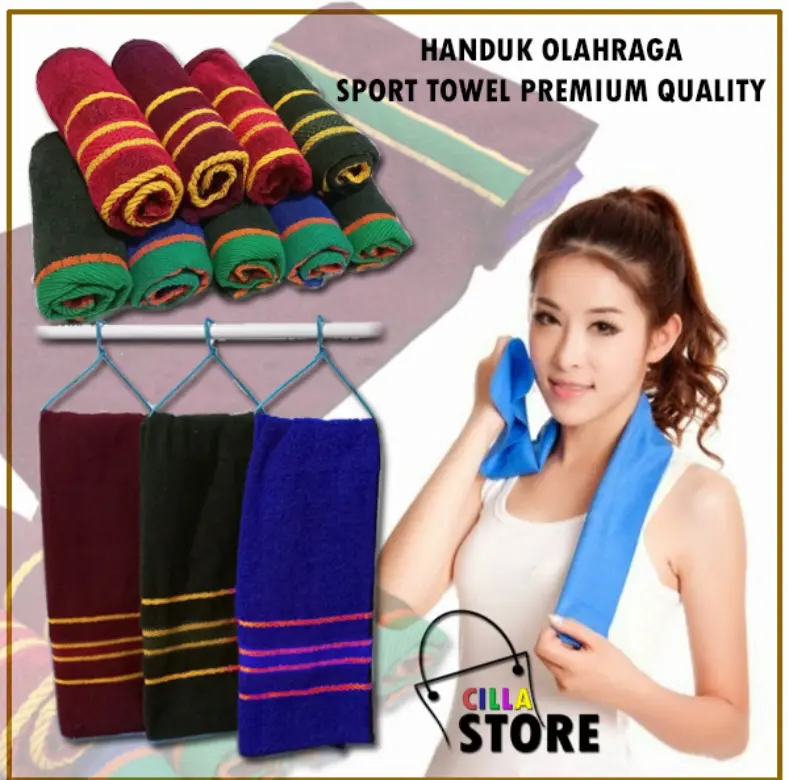 2 pcs Handuk Wajah - Handuk Travel ukuran 30 x 70
