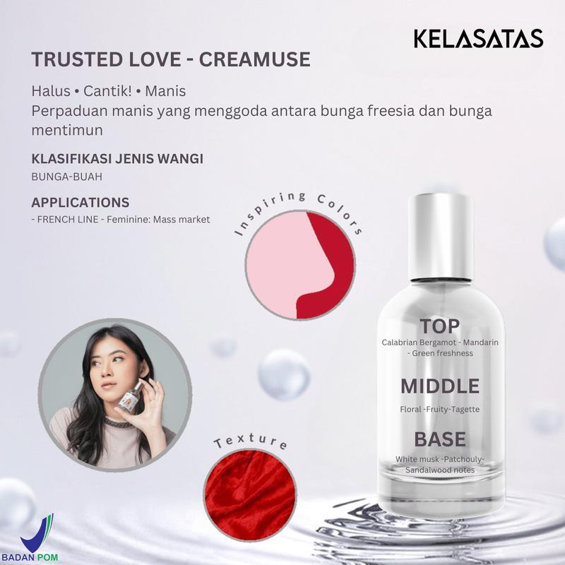 KELASATAS X ANDARI Parfum Creamy Edition 30ml Eau De Parfume Unisex Wangi Tahan Lama BPOM EDP Box Coklat 1