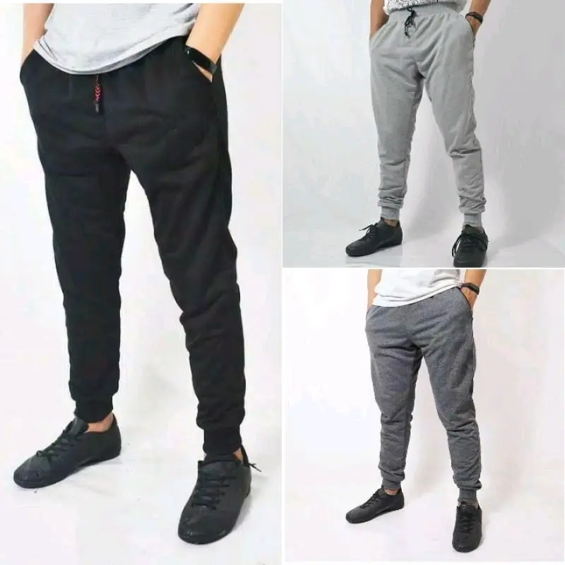 Celana Joger Pria Wanita Unisex Premium Lari Gym Fitness Size M L XL