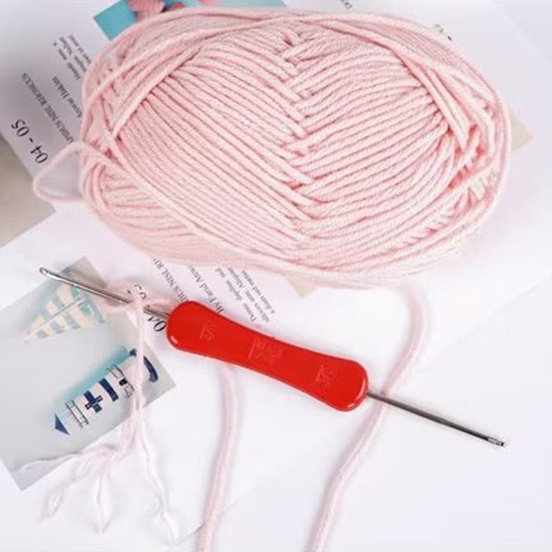 HM Sophie- Kim móc len Ladyco 2 đầu cán nhựa Ladyco dành cho người mới bắt đầu, dụng cụ đan móc len phù hợp với len milk cotton Handmade