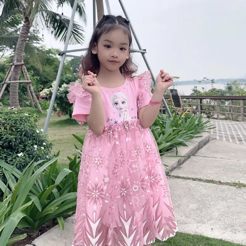 T.A fashion kids V69: Váy công chúa elsa xinh xắn,dễ thương,điệu đà 0