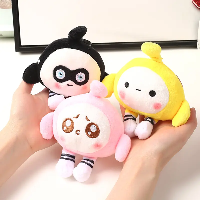 Cute Net Blithe Bread Doll Party Doll Keychain Plush Toy Bag Package Pendant Birthday Gift for Women