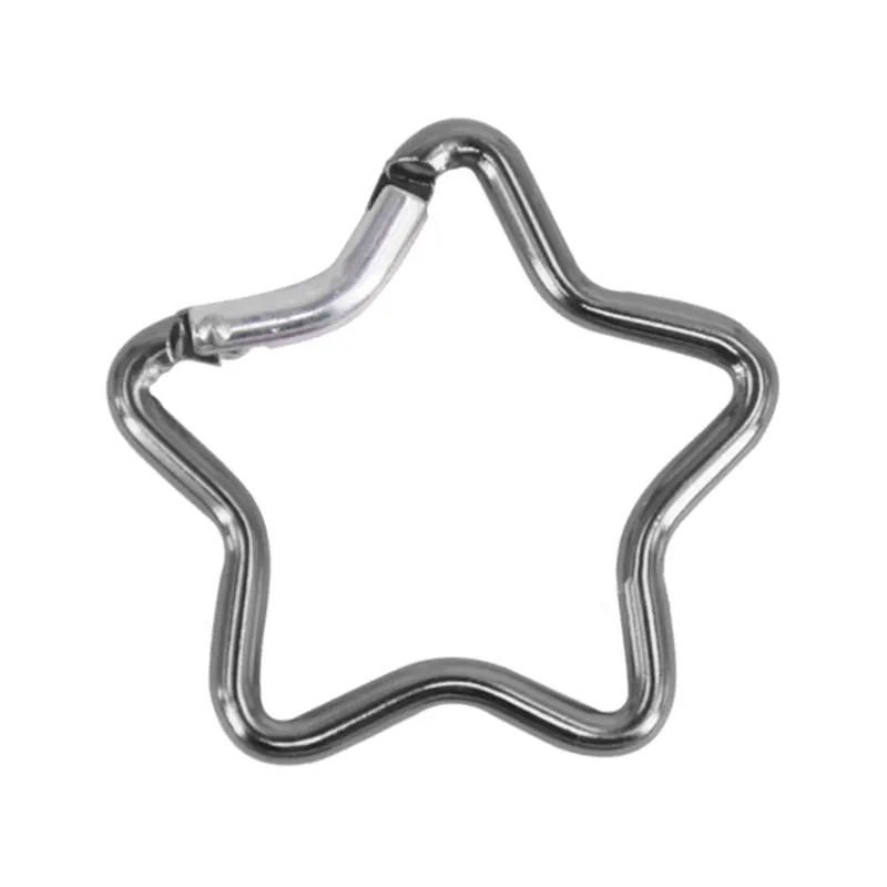 Carabiner Mengunci, HENG, Bahan Aloi Aluminium, Carabiner Musim Bunga, Klip Cangkuk, Carabiner