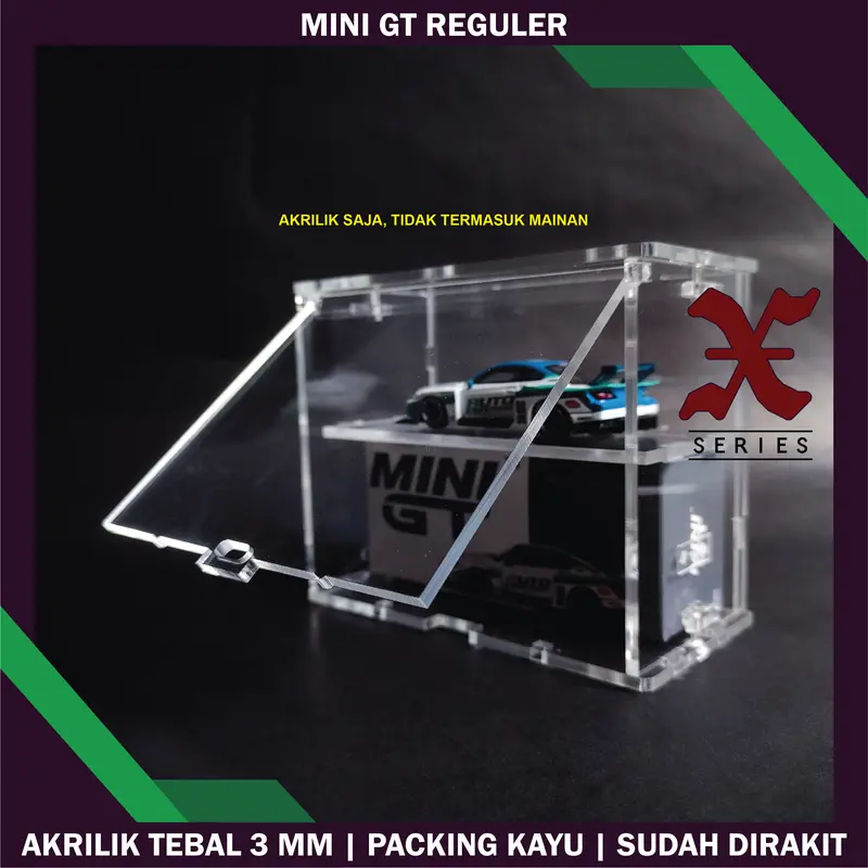 TERRA X Series Akrilik Diecast Display Box 1 64 Mini GT Reguler 1