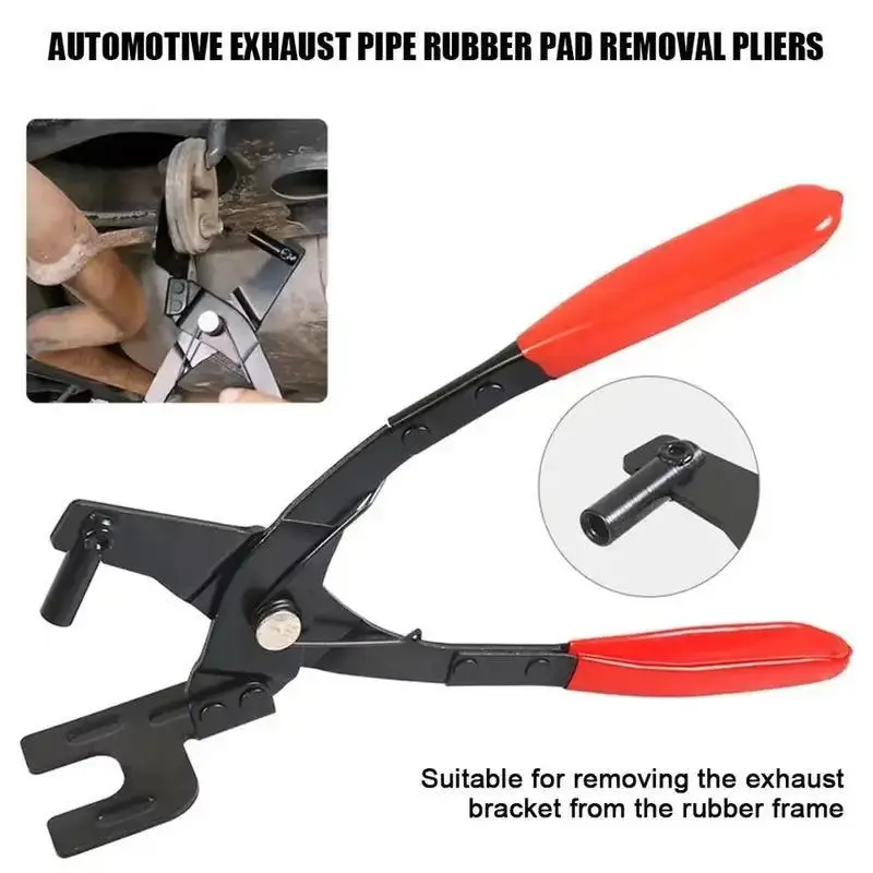 Car Exhaust Rubber Pad Removal Plier, Multipurpose Car Exhaust Rubber Pad Plier, Universal Car Body Repair Tool, Car Repair Manual Tool 5