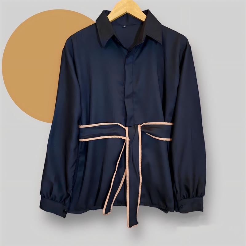 Royalina Blouse - Blouse Jumbo - Size S M L XL XXL 3XL 5L - Atasan Wanita - Kekinian Polos Crepe Baju Panjang Top Casual Oversize Cewek 4