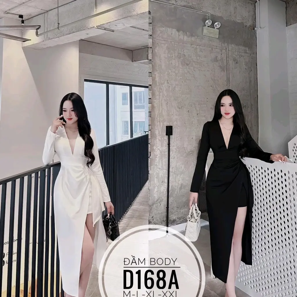 Bigsize 50-90kg: Đầm đi tiệc 2 màu