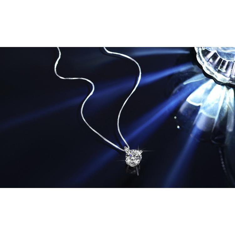 Vòng Cổ Dây Chuyền Thời Trang Nữ, Bạc Sterling S925, Thiết Kế Bốn Chân Đính Đá Đá Nhẫn, Phong Cách Hàn Quốc Cổ Điển, Thiết Kế Khảm Đơn Giản, Dây Chuyền Xương Đòn 5