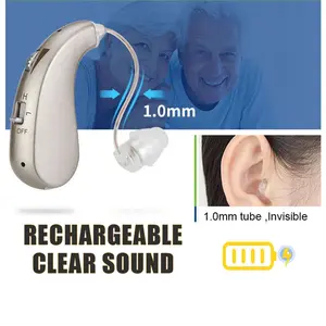Alat Bantu Dengar pendengaran telinga orang tua charge hearing aids