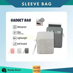 (ISEIKI) Tas Tablet Sleeve Bag Waterproof Premium Quality Anti Air Compatible for iPad Air 4 5 Gen 5/6/7/8/9/10 iPad Pro 11 Inch Cocok Untuk Tablet Tab 9 10 11 inch