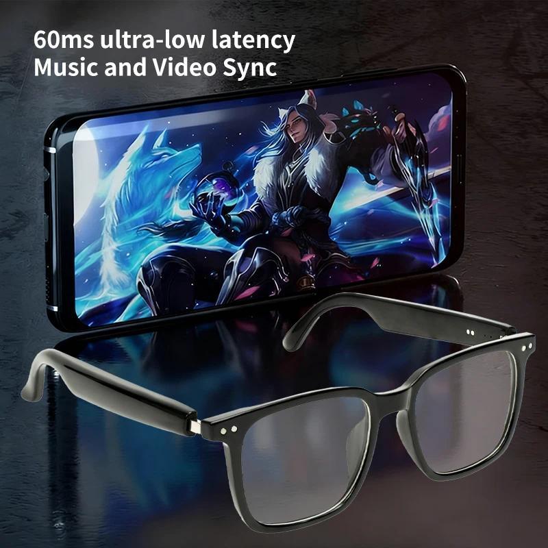 Smart Bluetooth 5.0 AI Glasses with App Control Wireless Music Sunglasses for Calls, Translation, Sport Mode &  AI Eyewear - Image 4