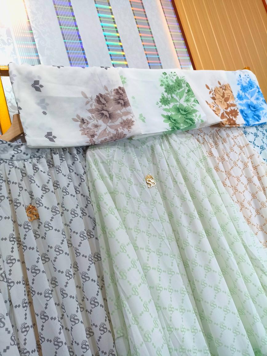 gamis ss + hijab brand original shella saukia ZF 152