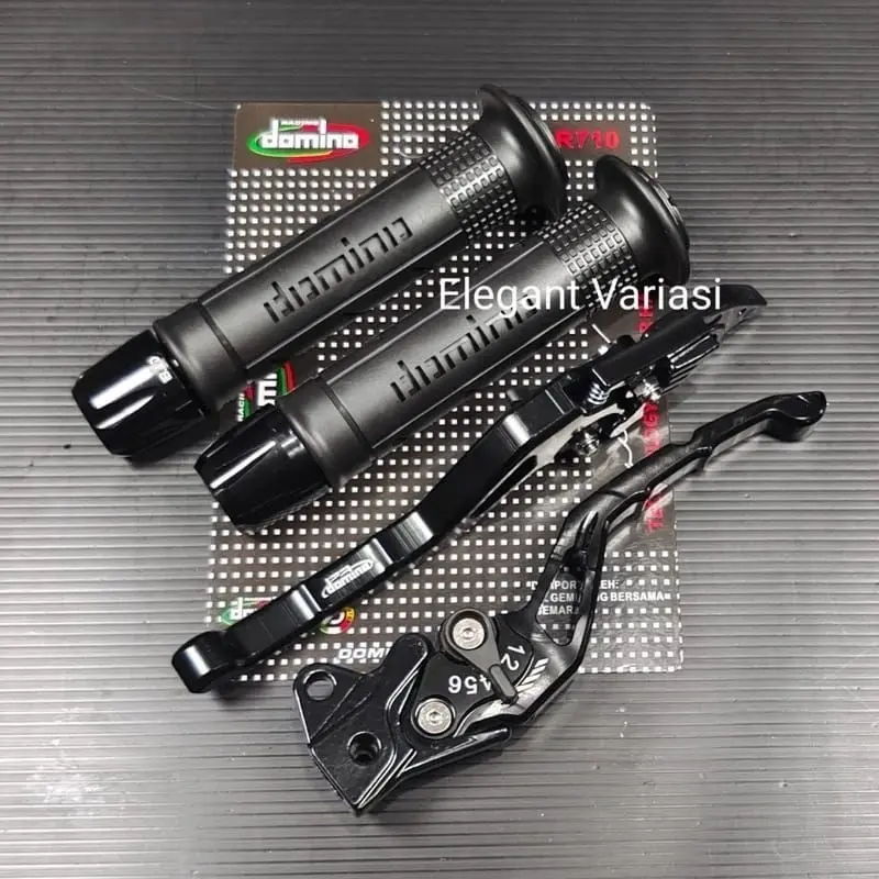 [Spin-R] Paket Set Handle Rem Stelan Jarum + Handgrip Sisik + Jalu Stang CNC UNIVERSAL -Spin R -Spin R -Spin R
