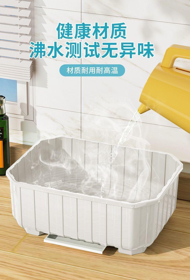 Product Introduction of Kotak Penyimpanan Peralatan Makan Dapur, Lebih Besar dan Kecil, Diperbuat daripada Plastik, dengan Almari untuk Mengeringkan Mangkuk, Rak untuk Penyimpanan Isi Rumah, Rak untuk Penyimpanan 8