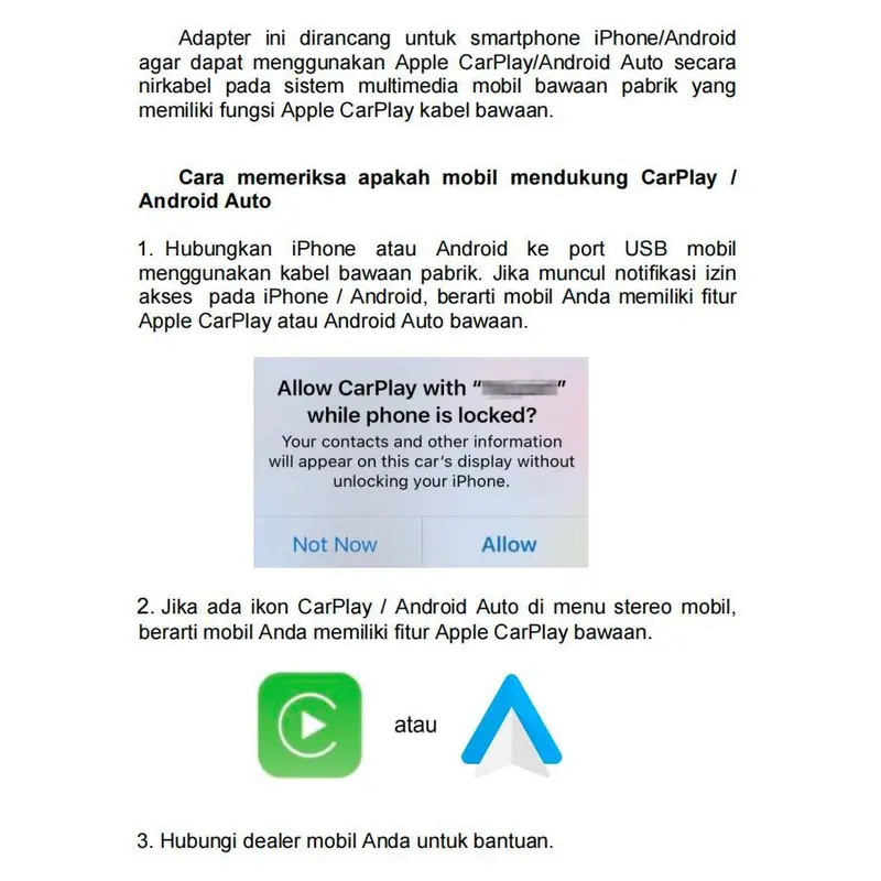 EZTECH New Innovation Portable Wireless Carplay Android Auto 2 in 1 Adapter , Car Play Android Auto Wireless Adapter, Wireless Android Auto Car Adapter for Wired Android Auto Cars Converts Wired to Wireless Easy Setup Plug & Play  [EZTECH] 4