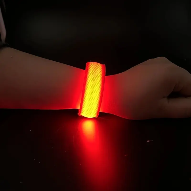 Stay Safe & Visible While Running at Night: 1pc LED Running Armband