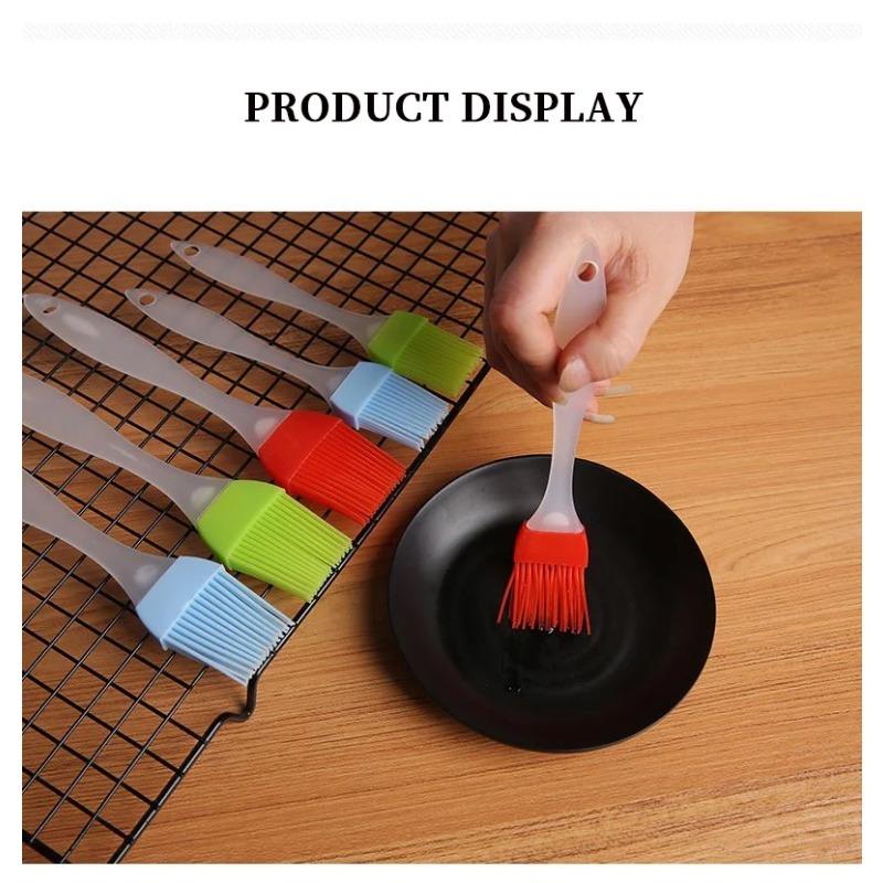 Silicone Oil Brush, Small Split Barbecue Seasoning Brush, Heat-resistant Baking Brush, Cake Oil Brush, Cooking Accessories, Kitchen Supplies 8