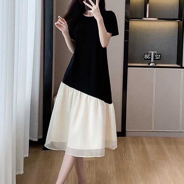 Đầm Bigsize Đầm Bầu Đầm Cho Con Bú Đuôi Cá Nhiều Màu- Váy Suông, Đầm Suông Sau Sinh Cho Con Ti TK07 1