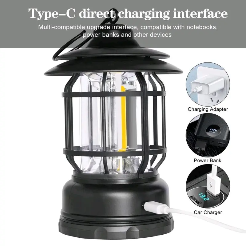 LAMPU LENTERA LED / Camping Lamp 3 COB Lampu Tenda Camping Tent LED Emergency 2