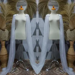 selendang pundak pengantin/sayap bahu gaun