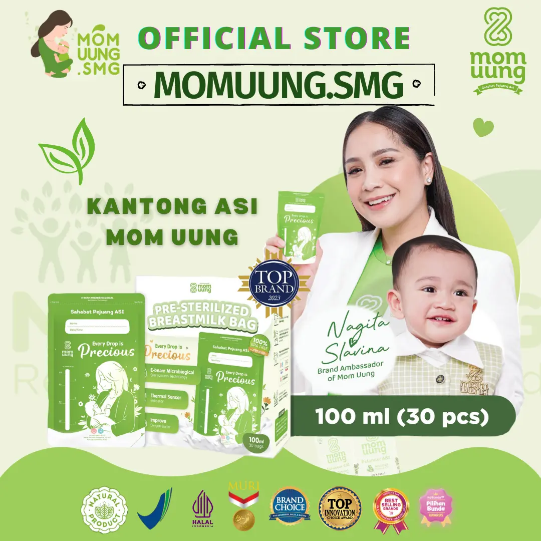 MOM UUNG Kantong ASI - Pre Sterilized Breast Milk Bag 150 ml
