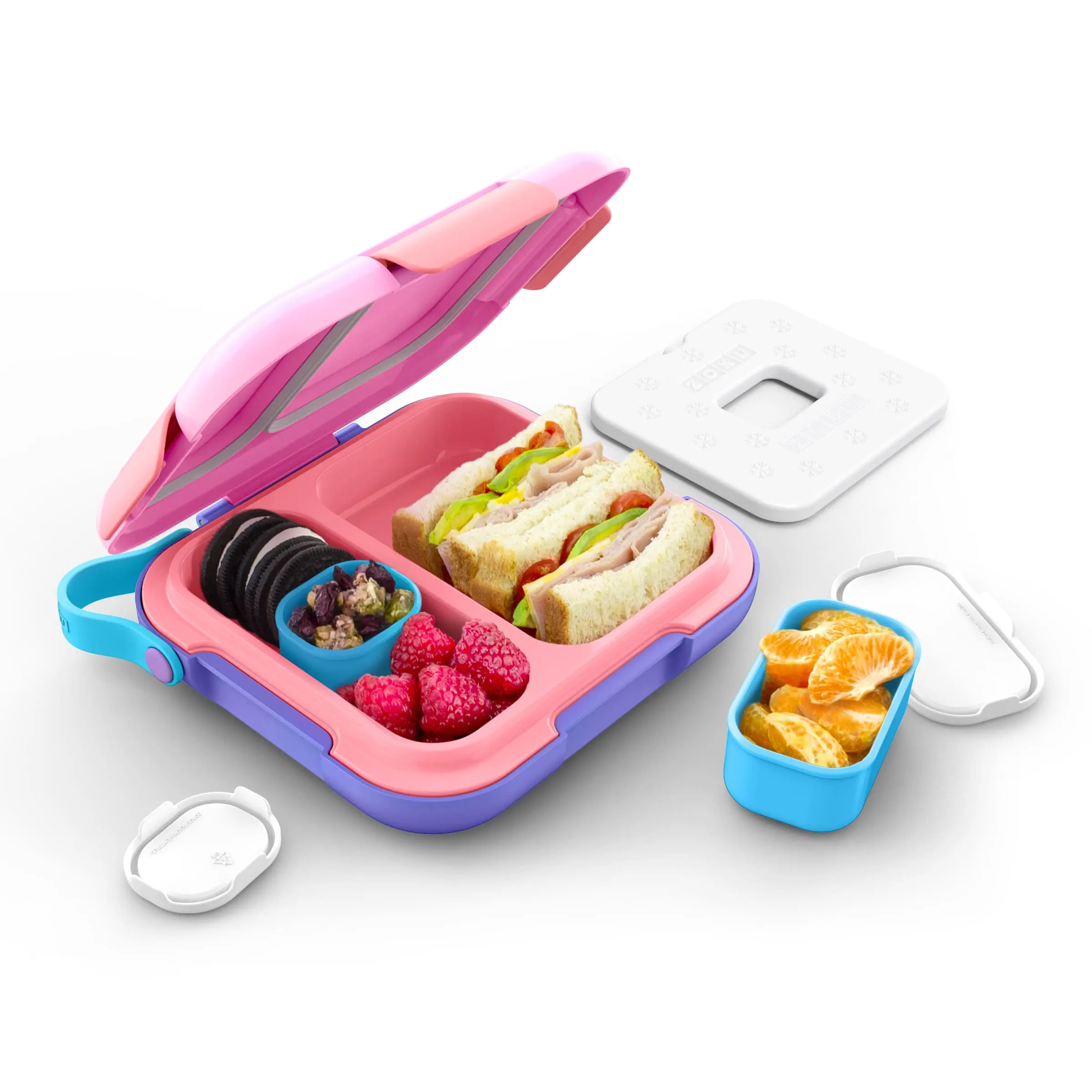 Zoku Neat Bento Large - Lunchbox, Tempat Makan Anak Unik, Tempat Makan Anak Anti Tumpah