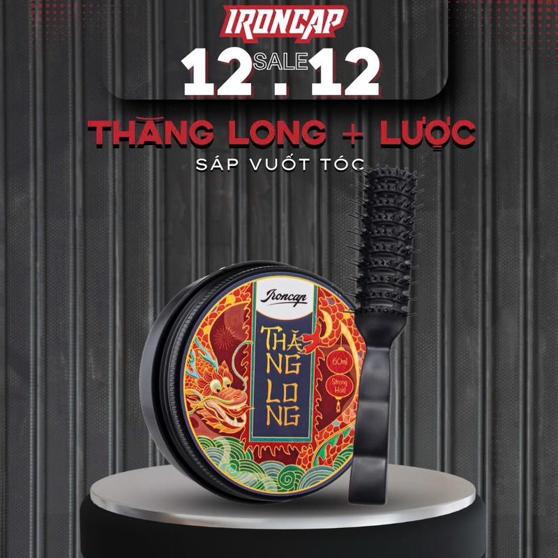 Combo Sáp vuốt tóc Thăng Long & Lược tạo phồng cao cấp