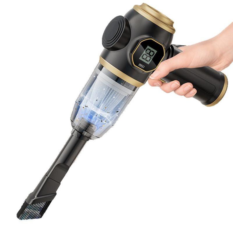 Car Vacuum Cleaner Home Appliance With Display Screen Mini Vacuum Cleaner Bule 2