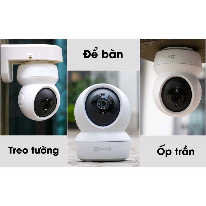 Camera WIFI EZVIZ C6N 1080P, xoay 360 độ, cảnh báo điện thoại, đàm thoại 2 chiều Micro SD 1