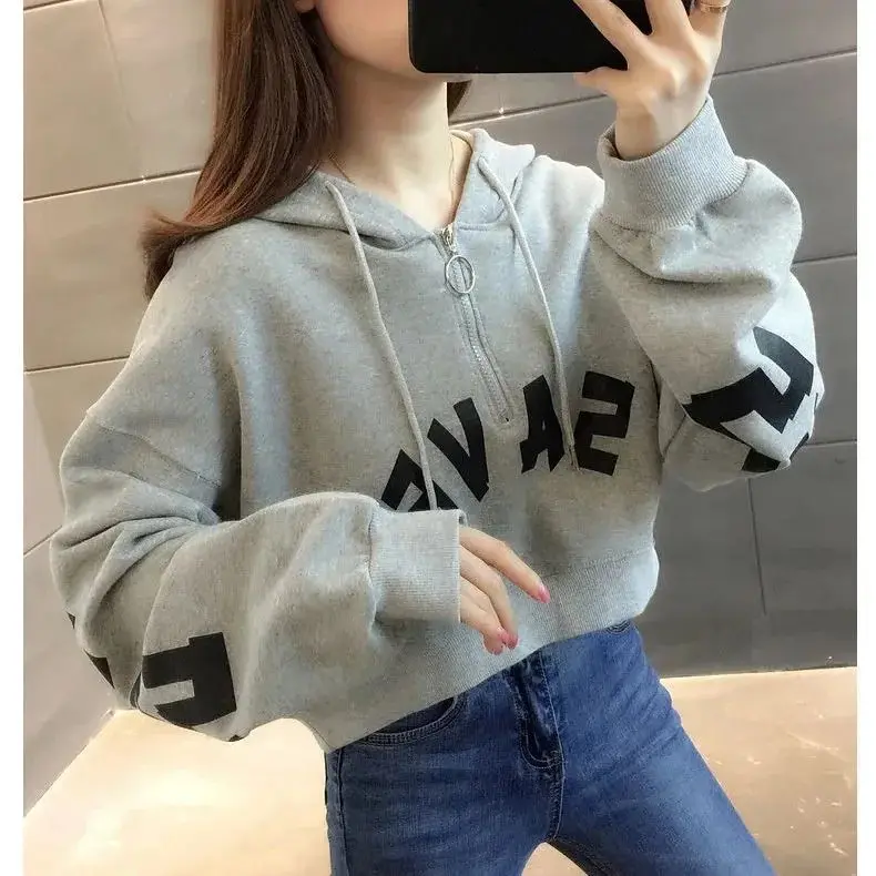 (SAN) Save Croope Oversize Sweater Fleece Hoodie & Sweatshirt Fashion Wanita 5
