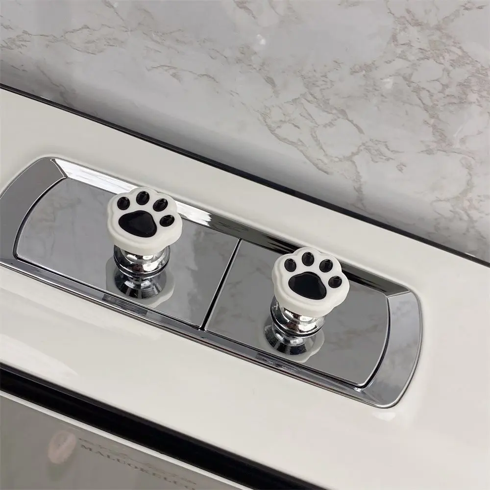 New Toilet Pressing Utensil Creative Cat's Paw Long Nail Beauty Nail Tank Button Auxiliary Button Universal Large