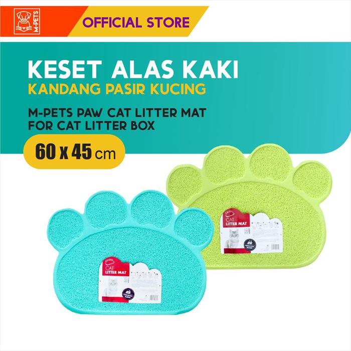Gambar M-Pets Paw Cat Litter Mat / Keset Alas Kaki Kandang Pasir Kucing dari M-Pets Volk Pets Indonesia Kota Administrasi Jakarta Barat Tokopedia