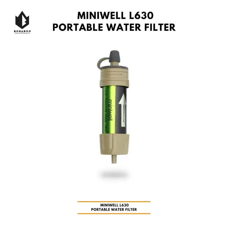 Portable Water Filter Miniwell L630 Personal Straw Air Purifier Survival Kit Outdoor -  Penjernih Air - Saringan Air Minum 0