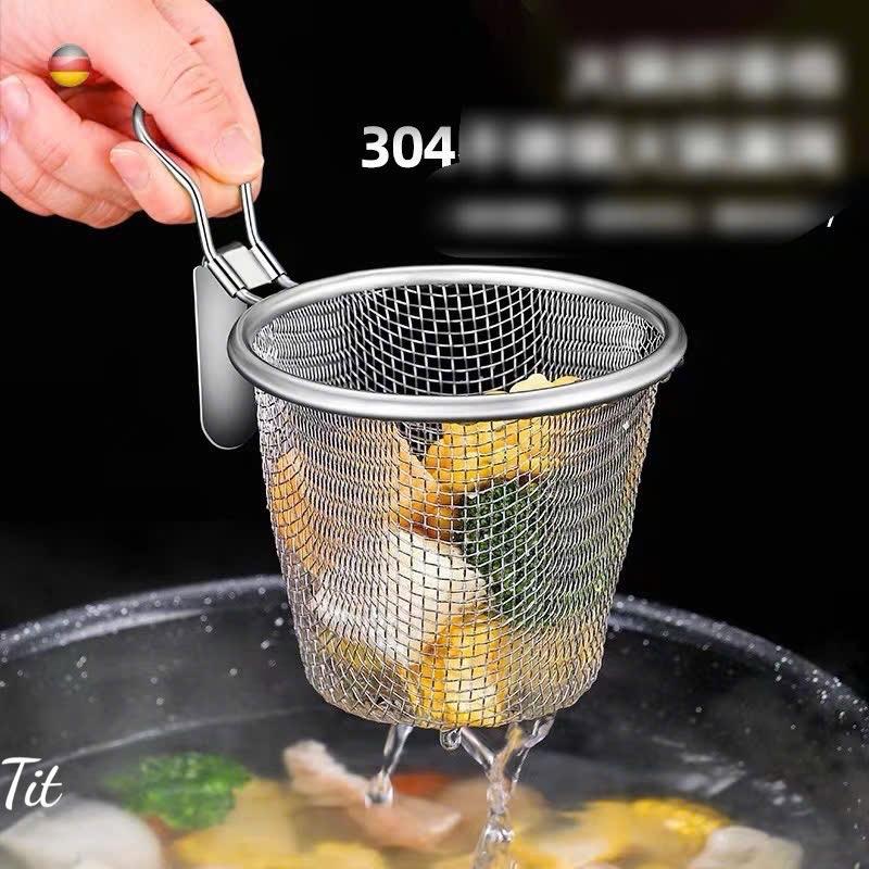Rổ nhúng lẩu tiện lợi trong mỗi gian bếp ,chất lượng inox không han rỉ 0