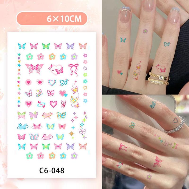 Product Introduction of Mini Tattoo Stickers Cartoon Tattoo Stickers Cute Set Stickers Earring Stickers Ear Waterproof Long-lasting Tattoo Stickers 20