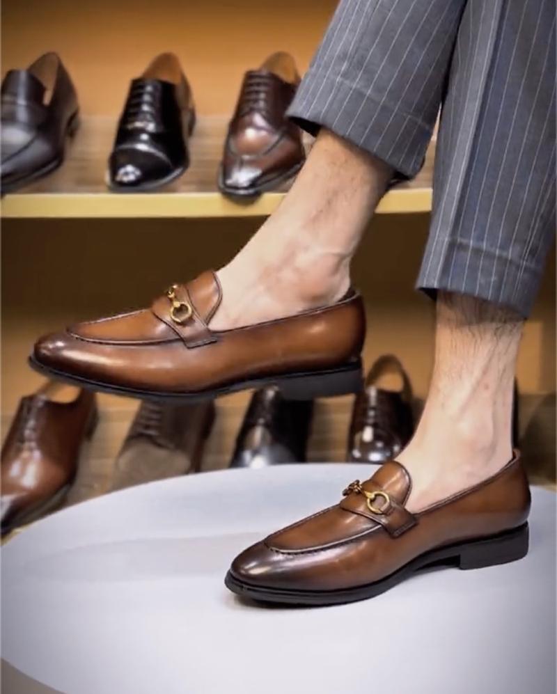 Product Introduction of Giày Loafer Da Nappa G126 Cao Cấp Bụi leather Bảo Hành Da 12 Tháng 68