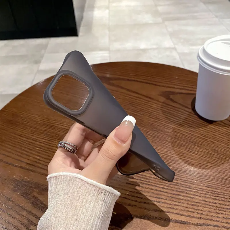 Vỏ Bảo Vệ, Siêu Mỏng, Chống Sương Băng, Tương Thích Với iPhone 16 Và Apple 15promax, Thiết Kế Lỗ Lớn, Vỏ Lì Điện Thoại Di Động Đơn Giản, Chất Liệu Mềm Mại, 14 1