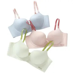 Bra Baru Seamless Push Up Tanpa Kawat Fashion Pakaian Dalam Wanita Olahraga Bra