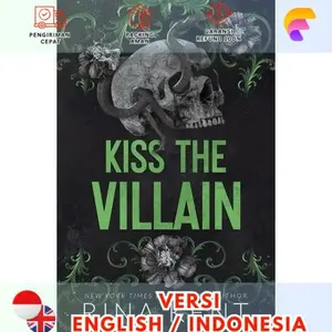 Best Seller ! Eng-Id -Kiss The Villain: A Dark MM Enemies to Lovers Romance-