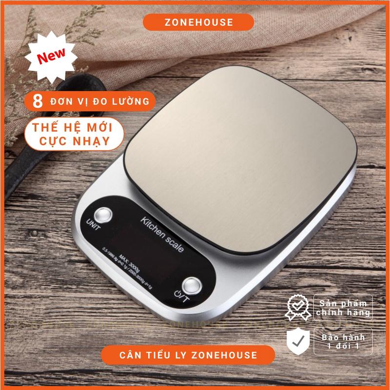 Product Introduction of Cân tiểu ly điện tử nhà bếp cao cấp ZONEHOUSE định lượng 1g - 10kg, cân làm bánh, chính xác - CHÍNH HÃNG 23